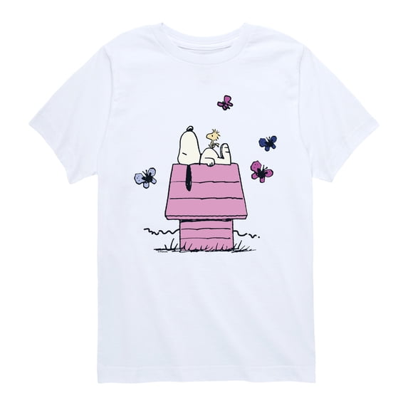 Peanuts - Snoopy Doghouse Boys' Short Sleeve Graphic T-Shirt