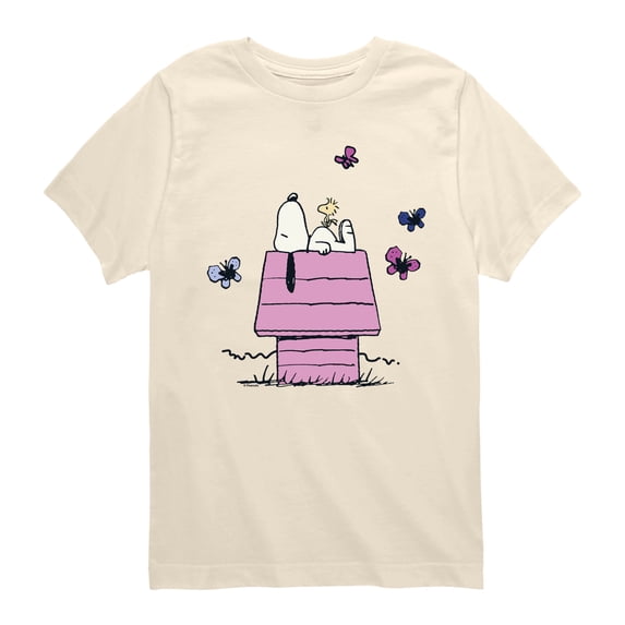 Peanuts - Snoopy Doghouse Boys' Short Sleeve Graphic T-Shirt