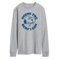 thumbnail image 1 of Peanuts - Snoopy Doing The Best I Can - Men's Long Sleeve T-Shirt, 1 of 6