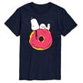 thumbnail image 1 of Peanuts - Snoopy Donut - Men's Short Sleeve Graphic T-Shirt, 1 of 5