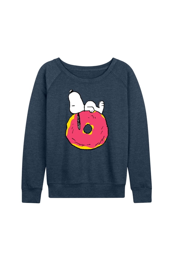 - Snoopy Donut - Women's French Terry Long Sleeve Pullover