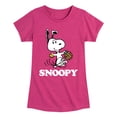 thumbnail image 1 of Peanuts - Snoopy Easter Basket - Girls Short Sleeve T-Shirt, 1 of 5