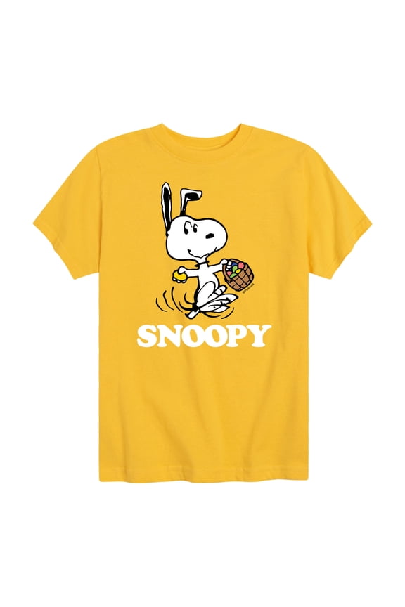 - Snoopy Easter Basket - Toddler And Youth Short Sleeve Graphic T-Shirt