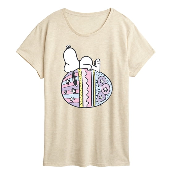 Peanuts - Snoopy Easter Egg - Women's Short Sleeve Graphic T-Shirt