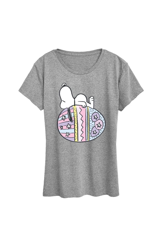 - Snoopy Easter Egg - Women's Short Sleeve Graphic T-Shirt
