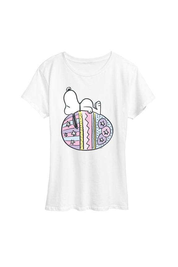 - Snoopy Easter Egg - Women's Short Sleeve Graphic T-Shirt