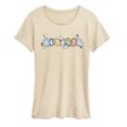 thumbnail image 1 of Peanuts - Snoopy Eggs - Women's Short Sleeve Graphic T-Shirt, 1 of 5