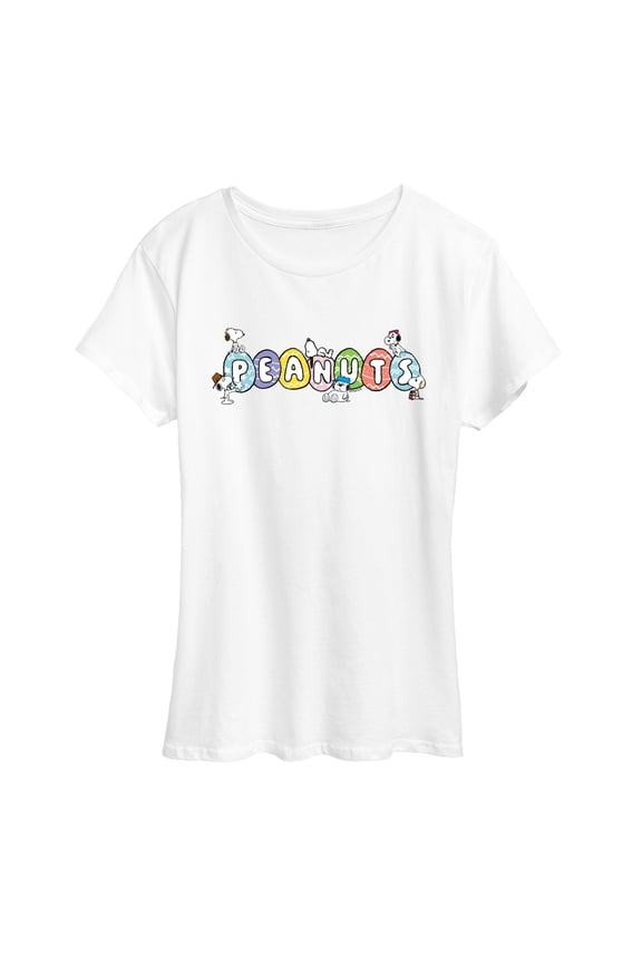 - Snoopy Eggs - Women's Short Sleeve Graphic T-Shirt