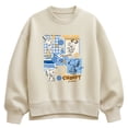 thumbnail image 1 of Peanuts - Snoopy Fashion Sketchbook Oversized Fleece Crew Sweatshirt, 1 of 4