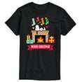 thumbnail image 1 of Peanuts - Snoopy Fireplace Christmas - Men's Short Sleeve Graphic T-Shirt, 1 of 6
