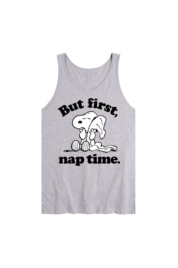 - Snoopy First Nap Time - Men's Jersey Tank Top