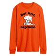 thumbnail image 1 of Peanuts - Snoopy First Nap Time - Men's Long Sleeve T-Shirt, 1 of 1