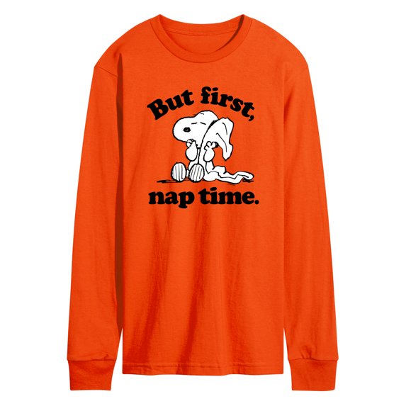 Peanuts - Snoopy First Nap Time - Men's Long Sleeve T-Shirt