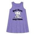 thumbnail image 1 of Peanuts - Snoopy First Nap Time - Toddler & Youth Girls A-line Dress, 1 of 1