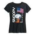 thumbnail image 1 of Peanuts - Snoopy Flag 1969 - Women's Short Sleeve Graphic T-Shirt, 1 of 5