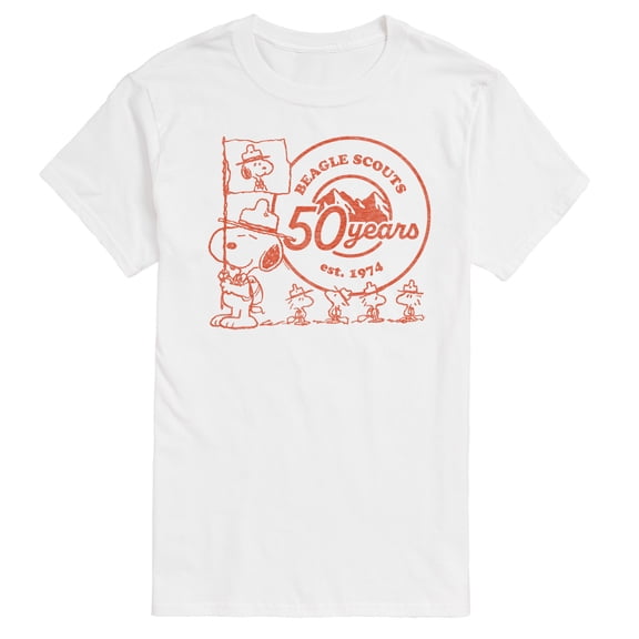 Peanuts - Snoopy Flag Logo - Men's Short Sleeve Graphic T-Shirt