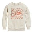 thumbnail image 1 of Peanuts - Snoopy Flag Logo - Toddler & Youth Crewneck Fleece Sweatshirt, 1 of 5