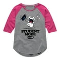 thumbnail image 1 of Peanuts - Snoopy Flipping - Student Mode Off - Toddler & Youth Short Sleeve Graphic T-Shirt, 1 of 6