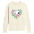 thumbnail image 1 of Peanuts - Snoopy Flower Heart Long Sleeve Graphic T-Shirt, 1 of 4