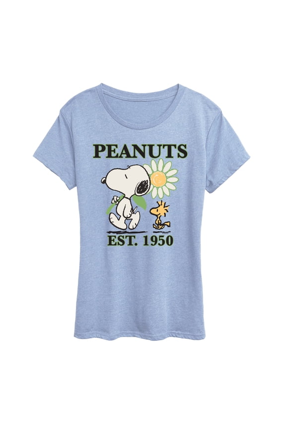 - Snoopy Flower - Women's Short Sleeve Graphic T-Shirt