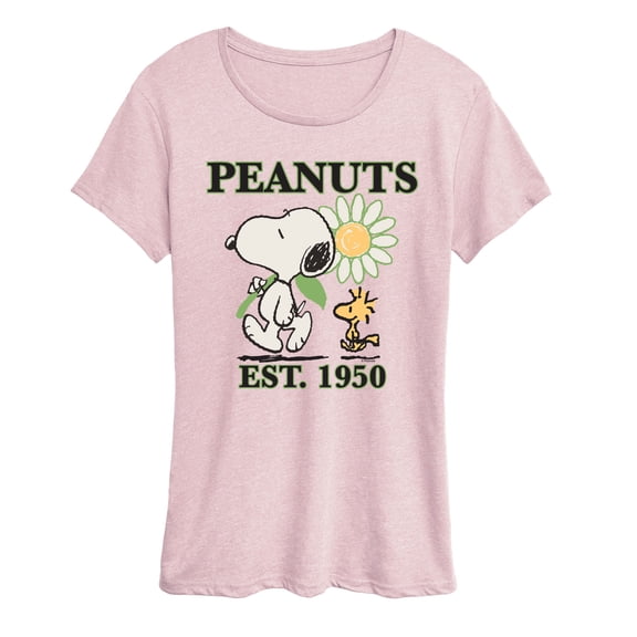 Peanuts - Snoopy Flower - Women's Short Sleeve Graphic T-Shirt