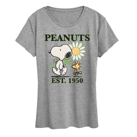 Peanuts - Snoopy Flower - Women's Short Sleeve Graphic T-Shirt