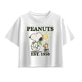 thumbnail image 1 of Peanuts - Snoopy Flower - Youth Girls Boxy T-Shirt, 1 of 5