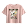 thumbnail image 1 of Peanuts - Snoopy Flower - Youth Girls Boxy T-Shirt, 1 of 5