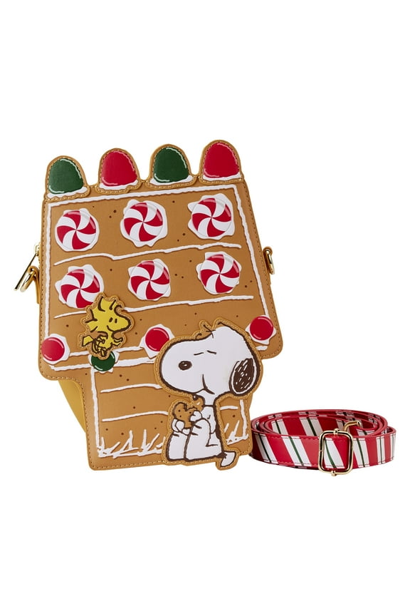 Peanuts Snoopy Gingerbread House Scented Crossbody Bag