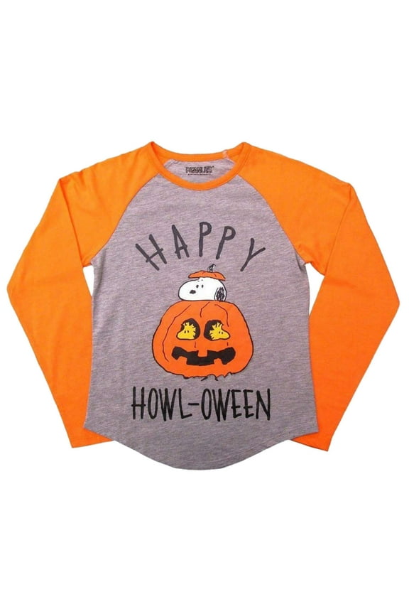 Snoopy Girls Happy Howl-Oween Long Sleeve T-Shirt