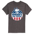 thumbnail image 1 of Peanuts - Snoopy Go Vote - Men's Short Sleeve Graphic T-Shirt, 1 of 6
