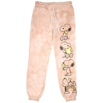 Peanuts Snoopy Gold Pattern Girls Sweatpants for Womens (Size S-XXXL)