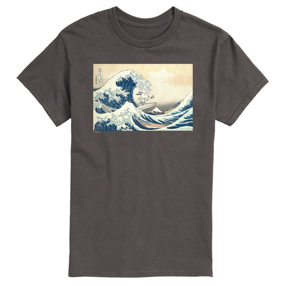 Peanuts - Snoopy Great Wave - Men's Short Sleeve Graphic T-Shirt