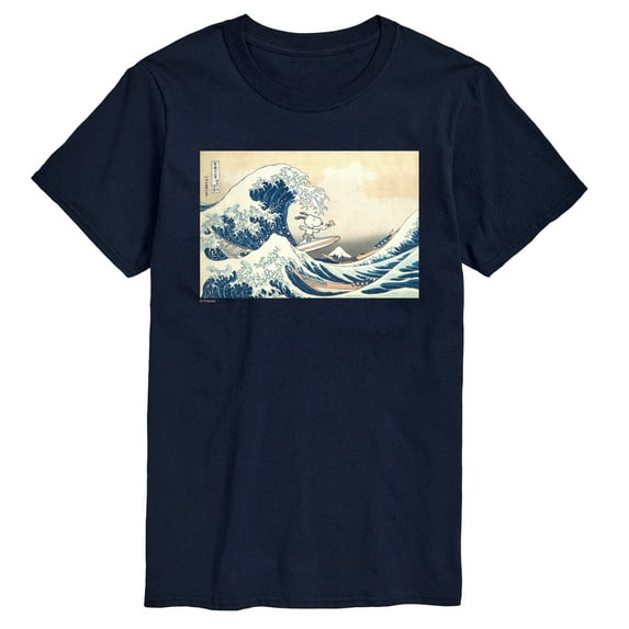 Peanuts - Snoopy Great Wave - Men's Short Sleeve Graphic T-Shirt