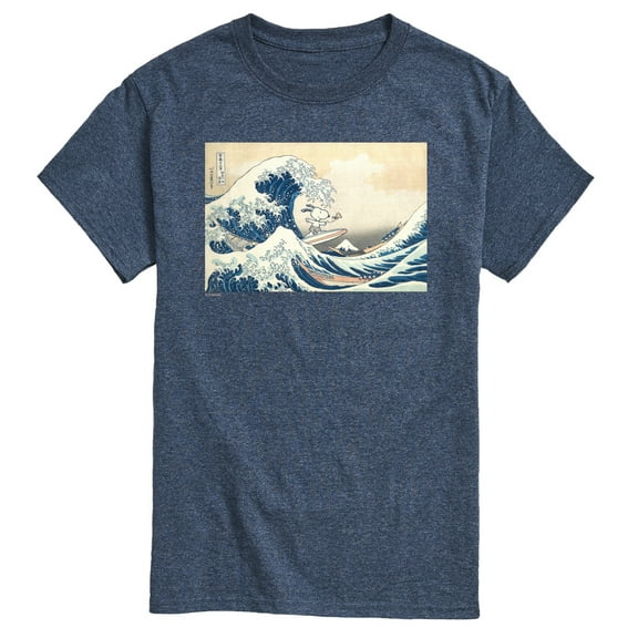 Peanuts - Snoopy Great Wave - Men's Short Sleeve Graphic T-Shirt