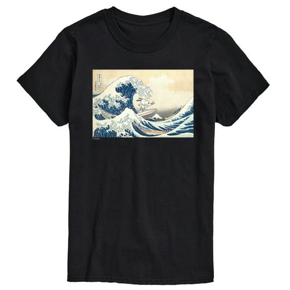 Peanuts - Snoopy Great Wave - Men's Short Sleeve Graphic T-Shirt