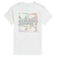 thumbnail image 1 of Peanuts - Snoopy Grid  - Men's Short Sleeve Graphic T-Shirt, 1 of 5