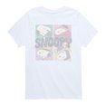 thumbnail image 1 of Peanuts - Snoopy Grid Boys' Short Sleeve Graphic T-Shirt, 1 of 5