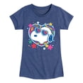 thumbnail image 1 of Peanuts - Snoopy Groovy Heart - Toddler And Youth Girls Short Sleeve Graphic T-Shirt, 1 of 6