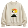 thumbnail image 1 of Peanuts - Snoopy Guide - Women's Oversized Fleece Crew Sweatshirt, 1 of 4
