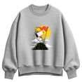 thumbnail image 1 of Peanuts - Snoopy Guide - Women's Oversized Fleece Crew Sweatshirt, 1 of 4