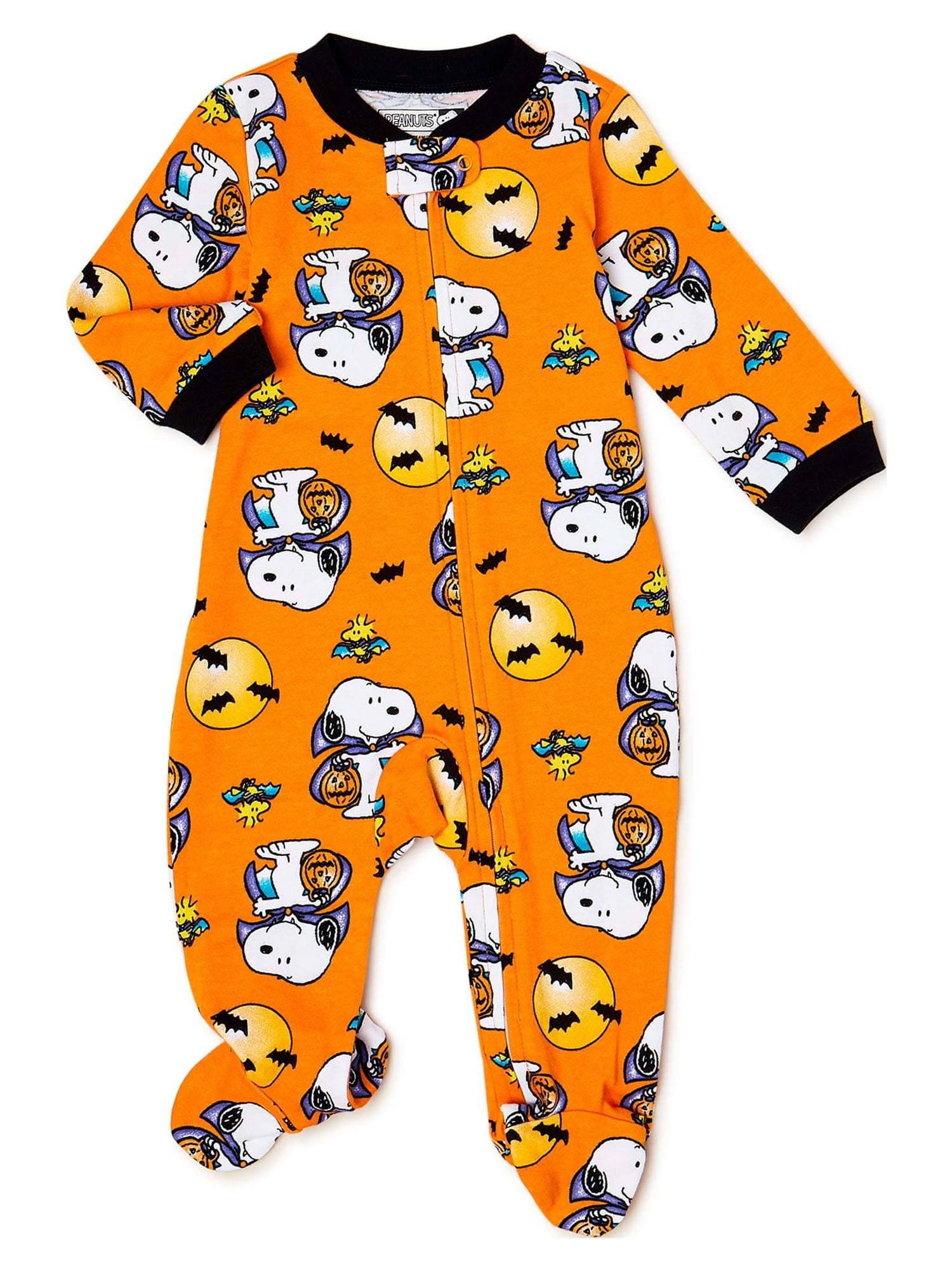Snoopy Peanuts Halloween Baby Unisex Blanket Sleeper, Sizes Newborn6/9M