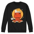 thumbnail image 1 of Peanuts - Snoopy Halloween Dog House - Men's Crew Neck Fleece Pullover, 1 of 6