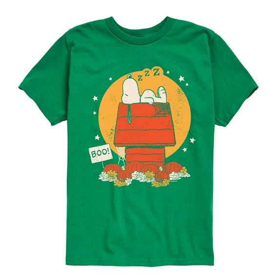 Peanuts - Snoopy Halloween Dog House - Toddler & Youth Short Sleeve Graphic T-Shirt