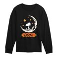 thumbnail image 1 of Peanuts - Snoopy Halloween Moon Boys' Long Sleeve Graphic T-Shirt, 1 of 5