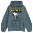 thumbnail image 1 of Peanuts - Snoopy Headphones - Women's Oversized Fleece Hoodie Sweatshirt, 1 of 4