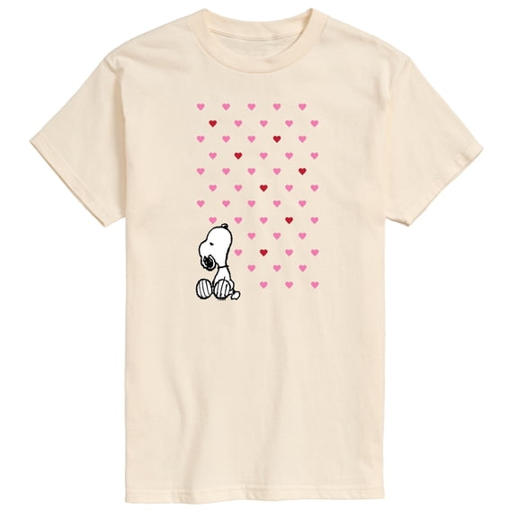 Peanuts - Snoopy Heart Grid - Men's Short Sleeve Graphic T-Shirt