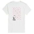 thumbnail image 1 of Peanuts - Snoopy Heart Grid - Men's Short Sleeve Graphic T-Shirt, 1 of 5
