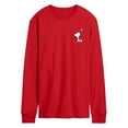 thumbnail image 1 of Peanuts - Snoopy Heart - Men's Long Sleeve Graphic T-Shirt, 1 of 4