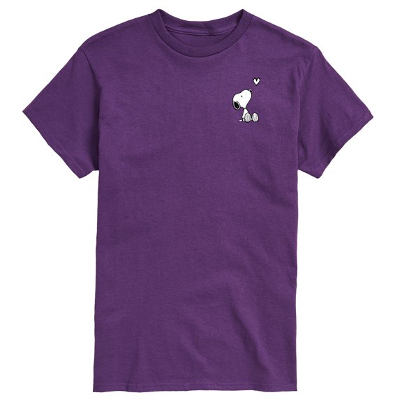 Peanuts - Snoopy Heart - Men's Short Sleeve Graphic T-Shirt